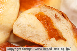 「ヨーグルトパン」の断面イメージ写真
