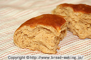 「豆乳パン」の断面イメージ写真